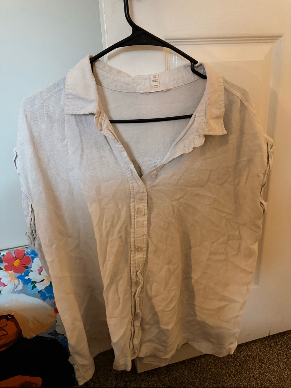 Terra & Sky Light Beige Casual Top